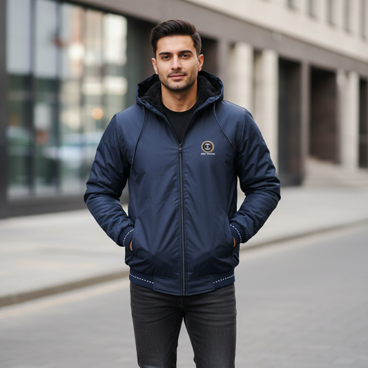 Men’s Waterproof Hooded Jacket – Warm & Weather-Resistant Winter Wear