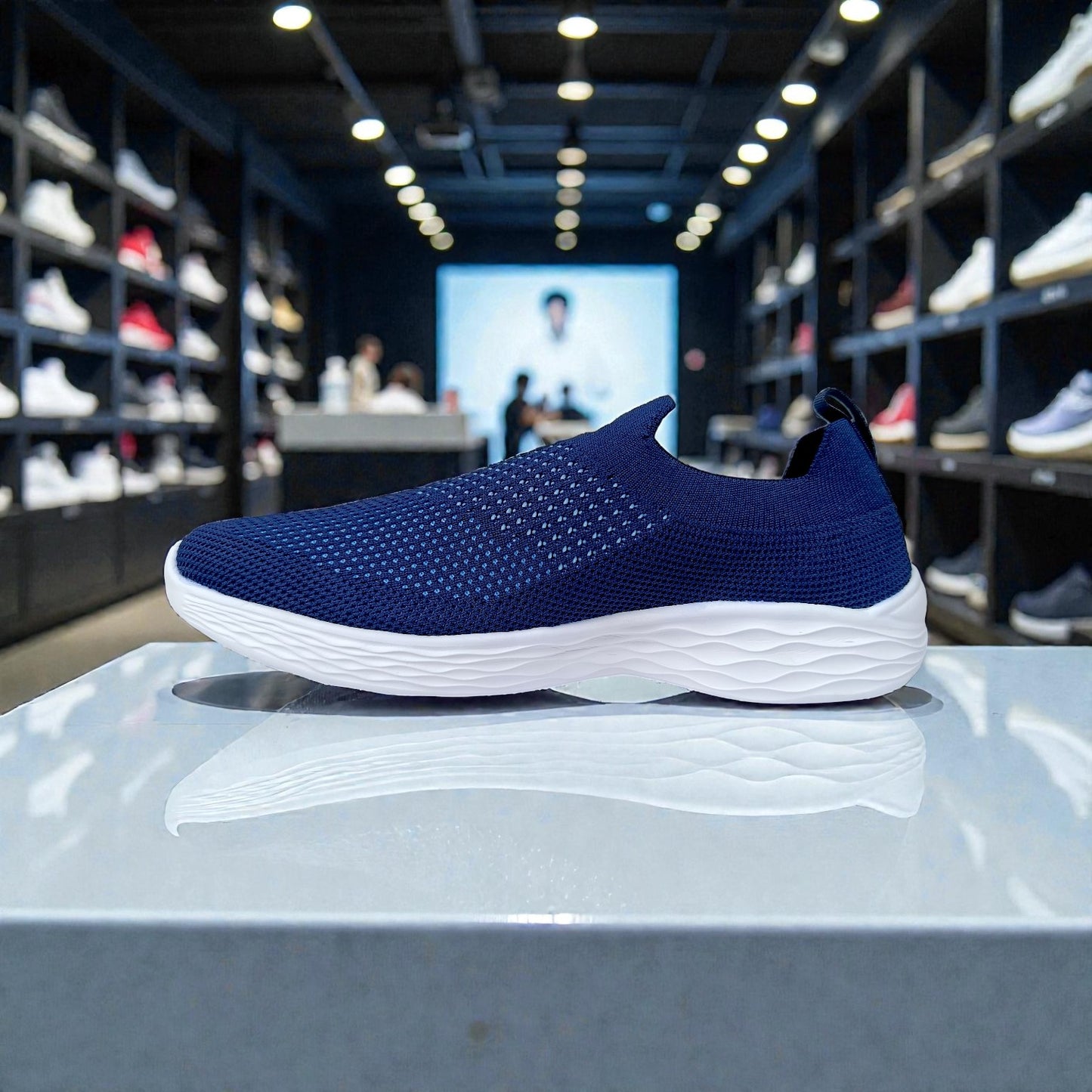 8019001 - Blue  Women's Sneakers – Running Casual Walking Shoe