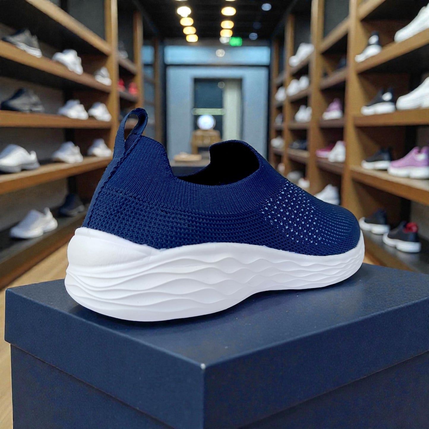 8019001 - Blue  Women's Sneakers – Running Casual Walking Shoe