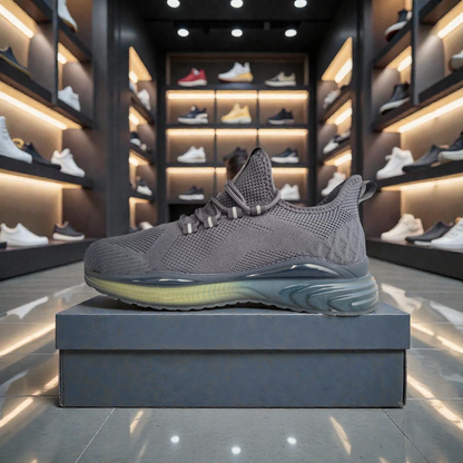 922 Gray Premium Logo Men’s Duty Comfort Sneakers