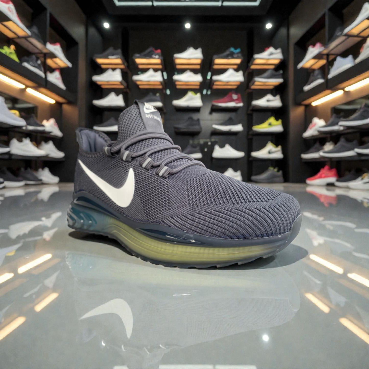 922 Gray Premium Logo Men’s Duty Comfort Sneakers