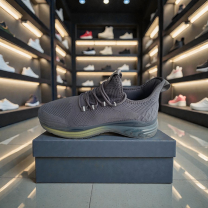 922 Gray Premium Logo Men’s Duty Comfort Sneakers