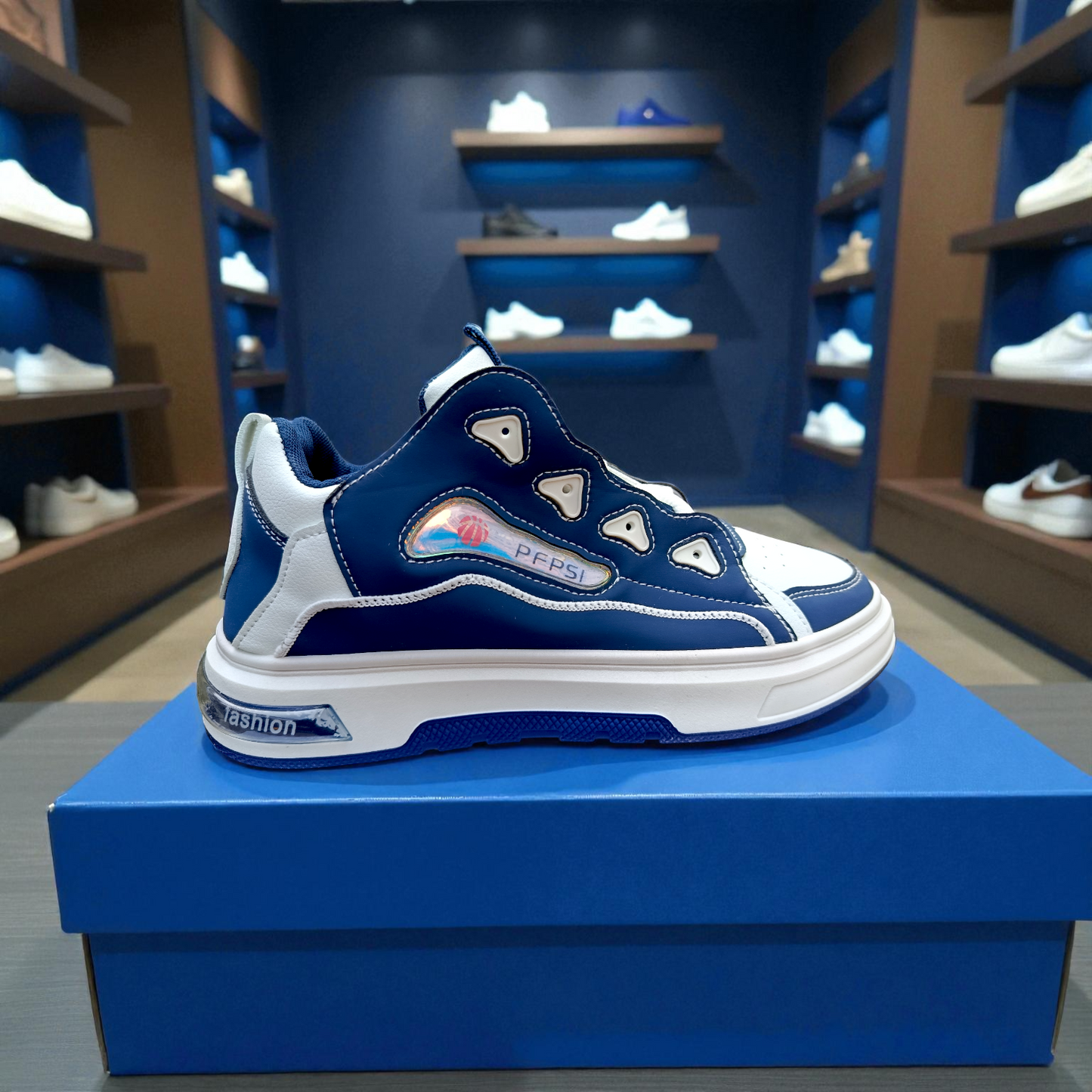 AK823 Navy Premium Edition Sneakers