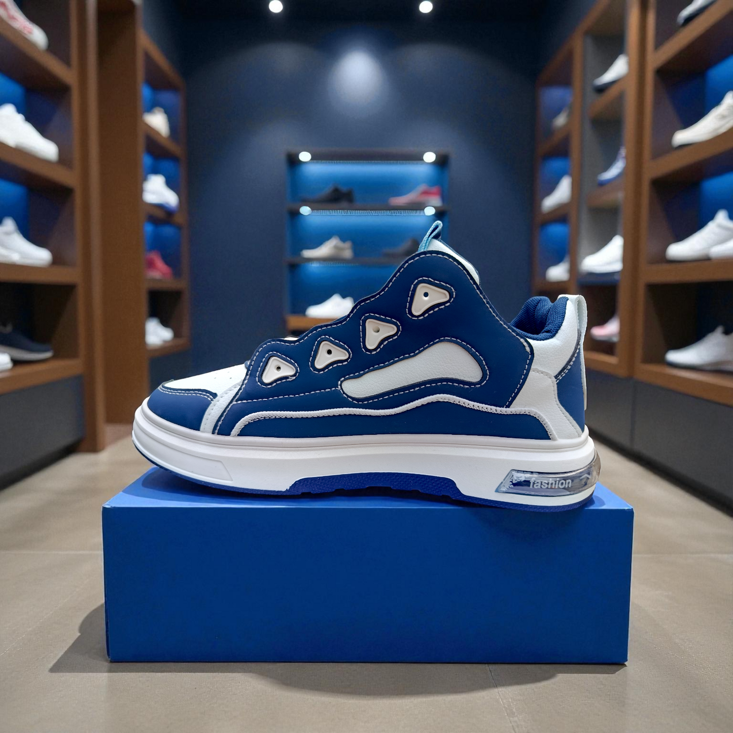 AK823 Navy Premium Edition Sneakers