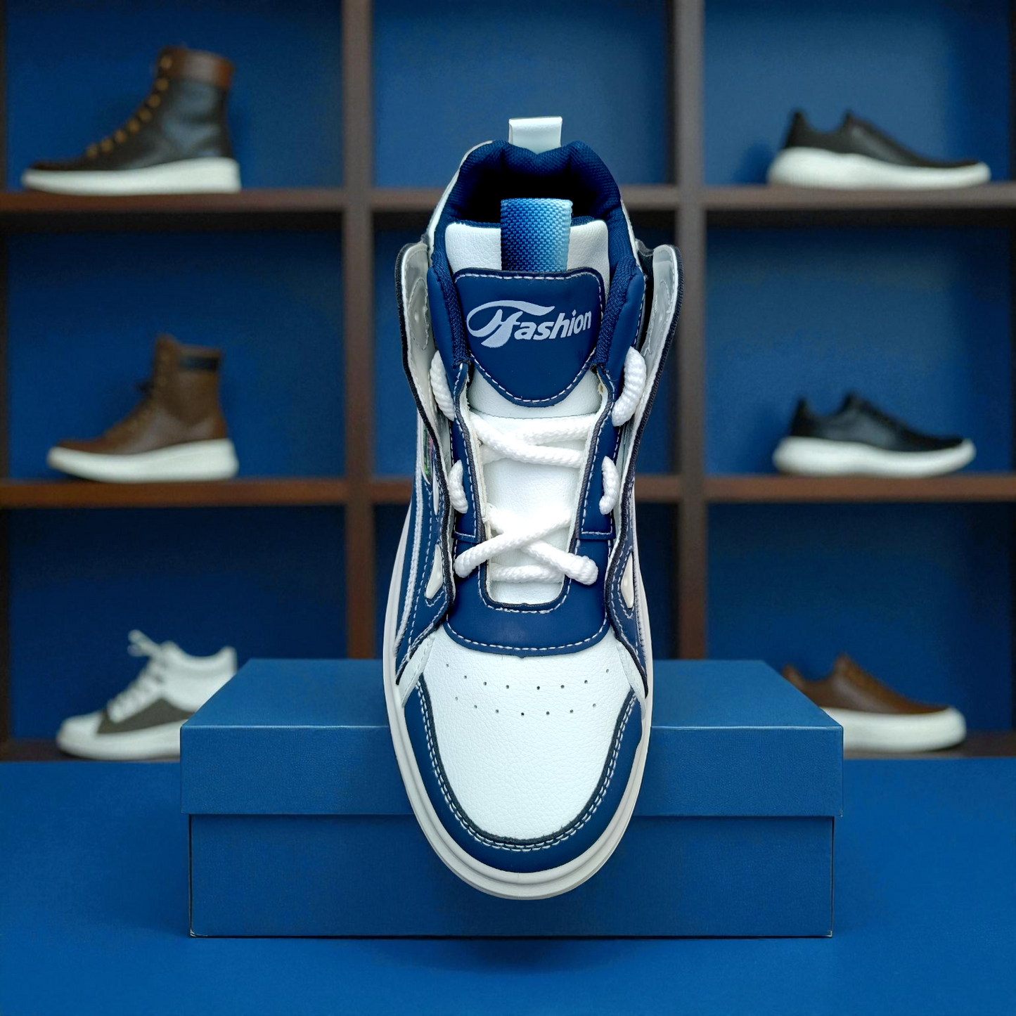 AK823 Navy Premium Edition Sneakers