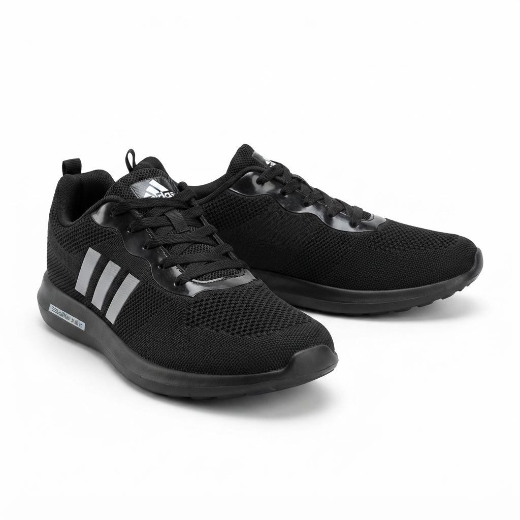 Black UltraFlex Everyday Comfort Sneakers – 31 Black
