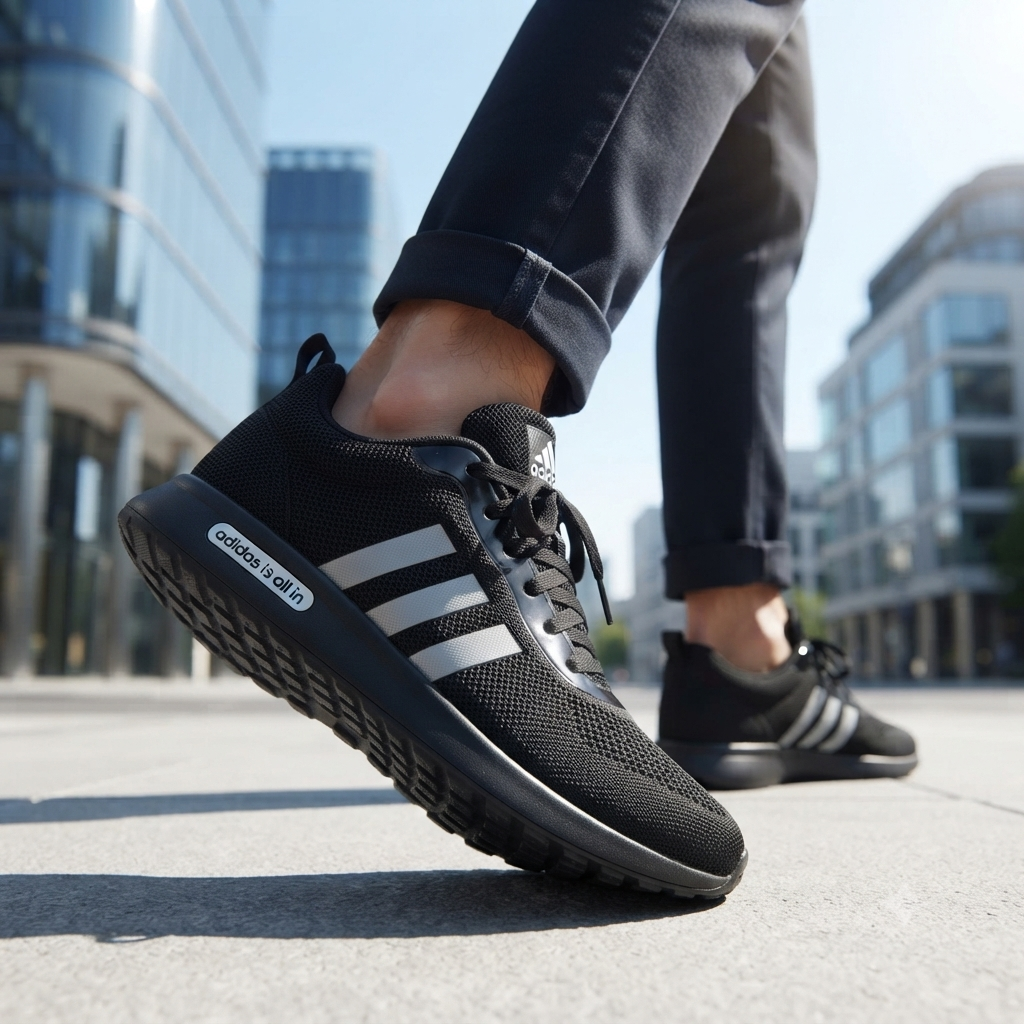Black UltraFlex Everyday Comfort Sneakers – 31 Black