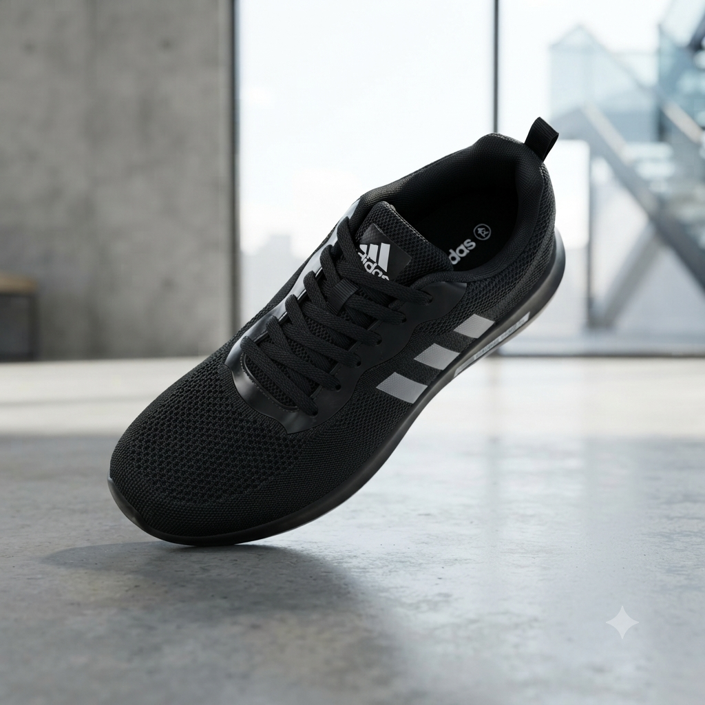 Black UltraFlex Everyday Comfort Sneakers – 31 Black