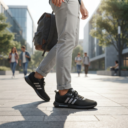 Black UltraFlex Everyday Comfort Sneakers – 31 Black