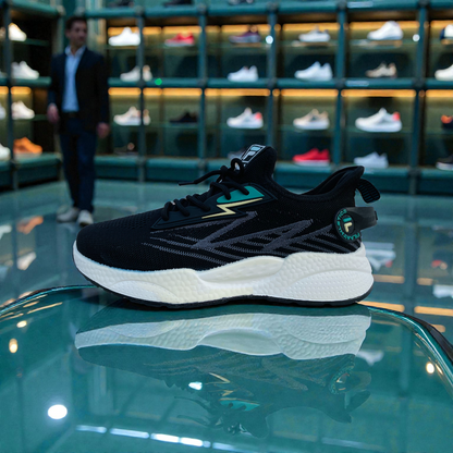 F Black Men's  Sneakers – Running Casual Walking Shoe