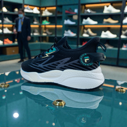 F Black Men's  Sneakers – Running Casual Walking Shoe