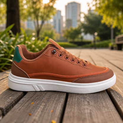 Rust Battalion Men’s Premium Casual Sneakers – 327 Rust