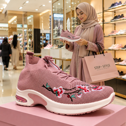 Pink  Women's Sneakers – Running Casual Walking Shoe 5011
