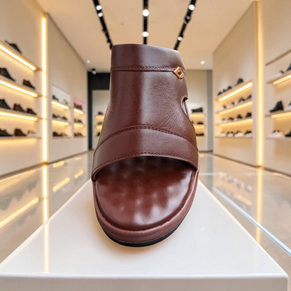 Chocolate Men Arabian Comfort Men's Genuine Leather Doctor Insole