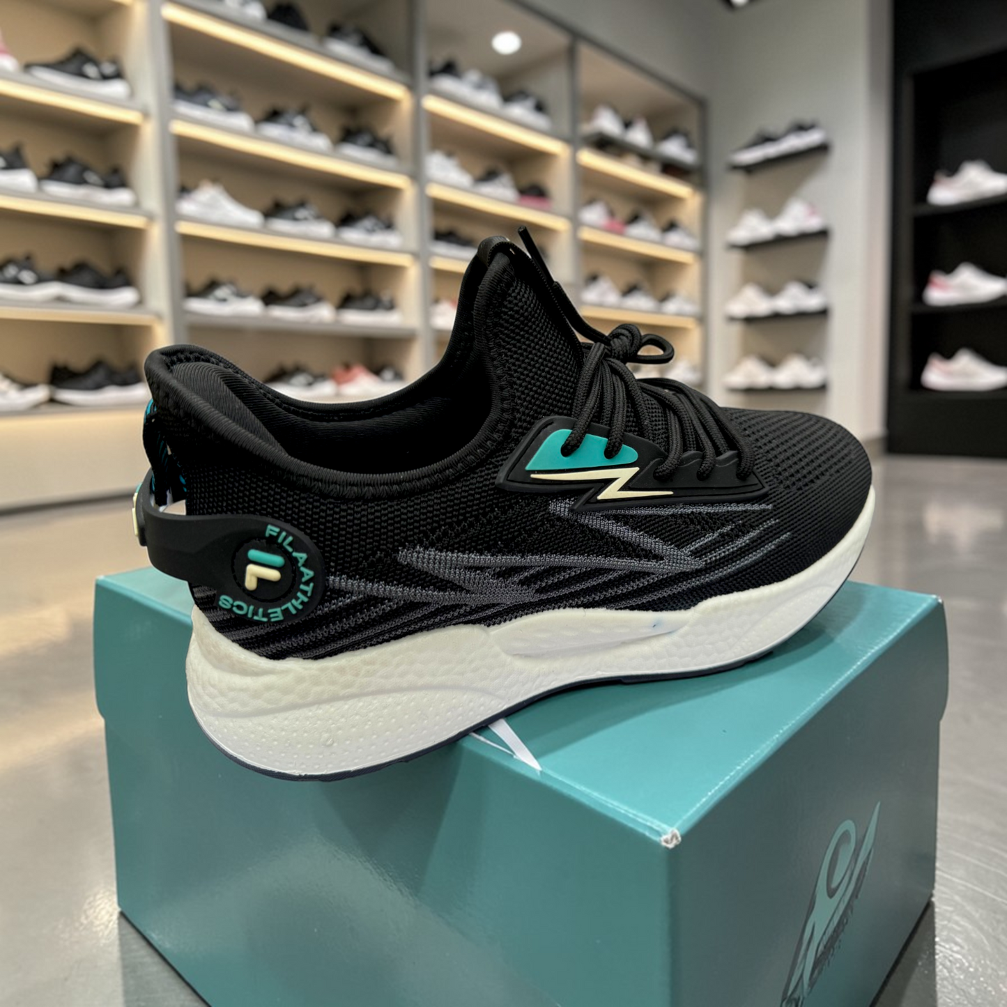 Fila Black Men's  Sneakers –বাইক,রানিং,জিম,ট্যুর ,ট্রাবেল,জগিং,অফিস,ক্যাজুয়াল,ক্যাম্পাস