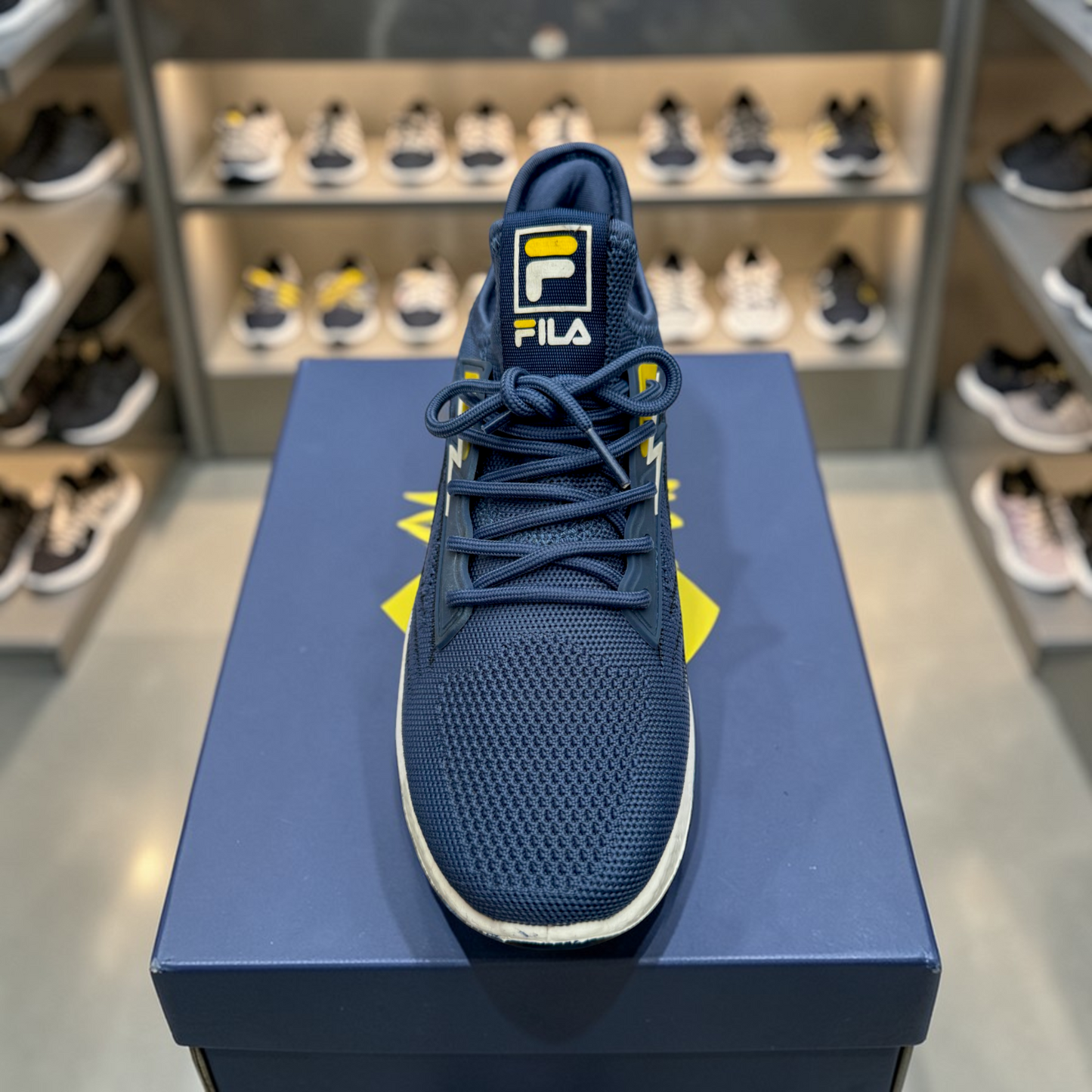 Fila Dark Blue বাইক,রানিং,জিম,ট্যুর ,ট্রাবেল,জগিং,অফিস,ক্যাজুয়াল,ক্যাম্পাস স্নিকার্স