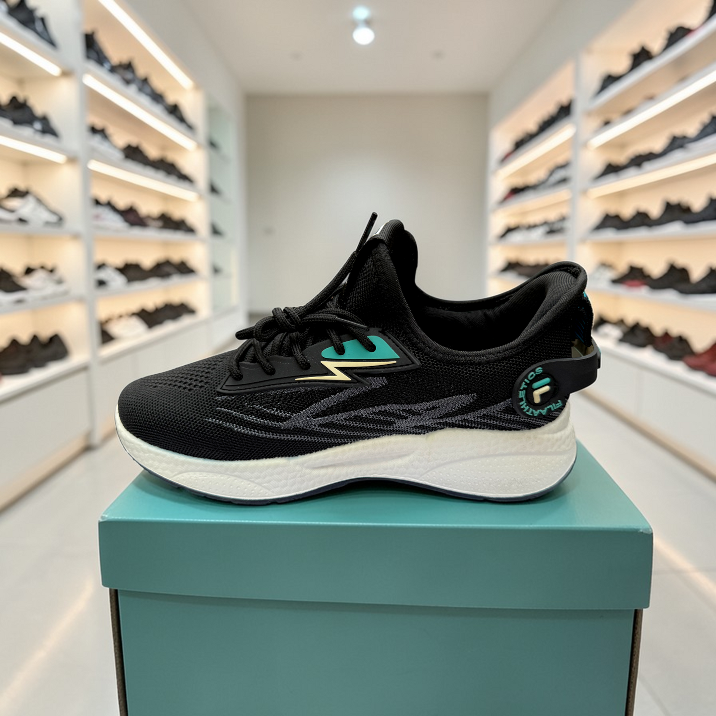 Fila Black Men's  Sneakers – Running Casual Walking Shoe