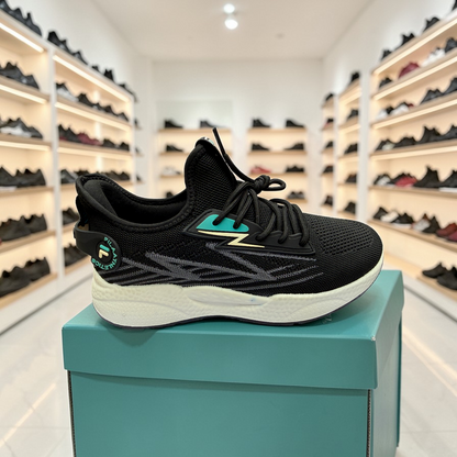 Fila Black Men's  Sneakers – Running Casual Walking Shoe