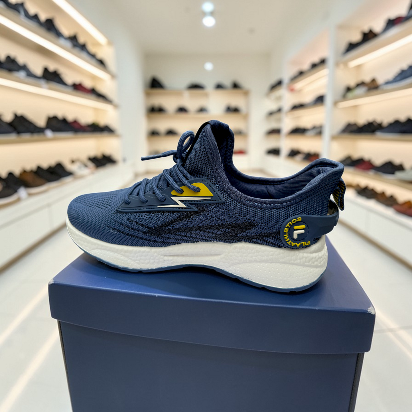 Fila Dark Blue Men's  Sneakers – Running Casual Walking Shoe