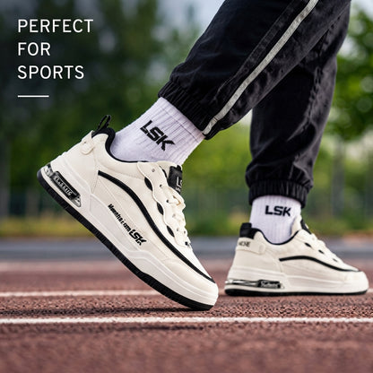 ব্ল্যাক & হোয়াইট | Men’s Premium Casual Sneakers – 322 Black & White
