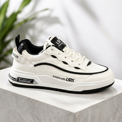 ব্ল্যাক & হোয়াইট | Men’s Premium Casual Sneakers – 322 Black & White