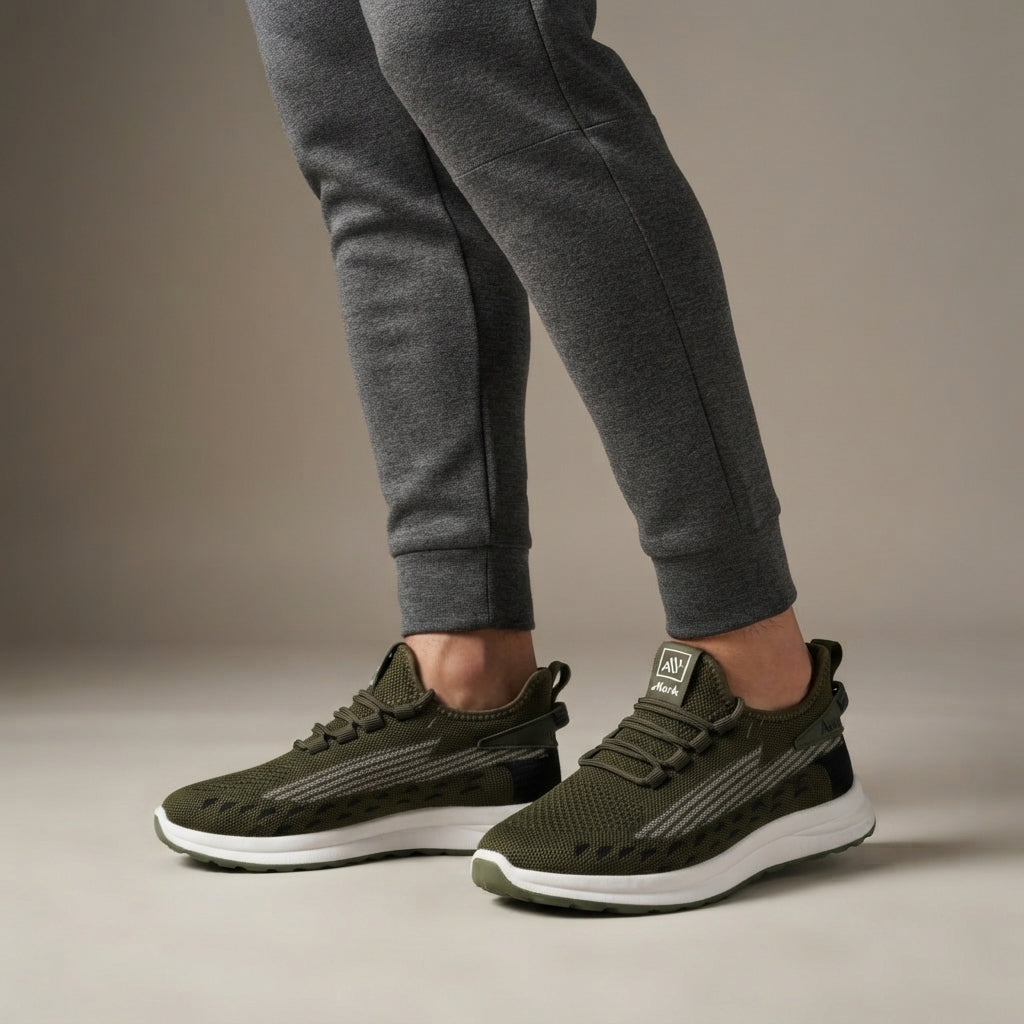 Olive Ultra Flex Everyday Comfort Sneakers – 011 Olive