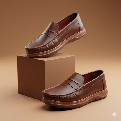 105 Rust Men’s Loafers – ডক্টর মেডিকেটেড ইনসোল