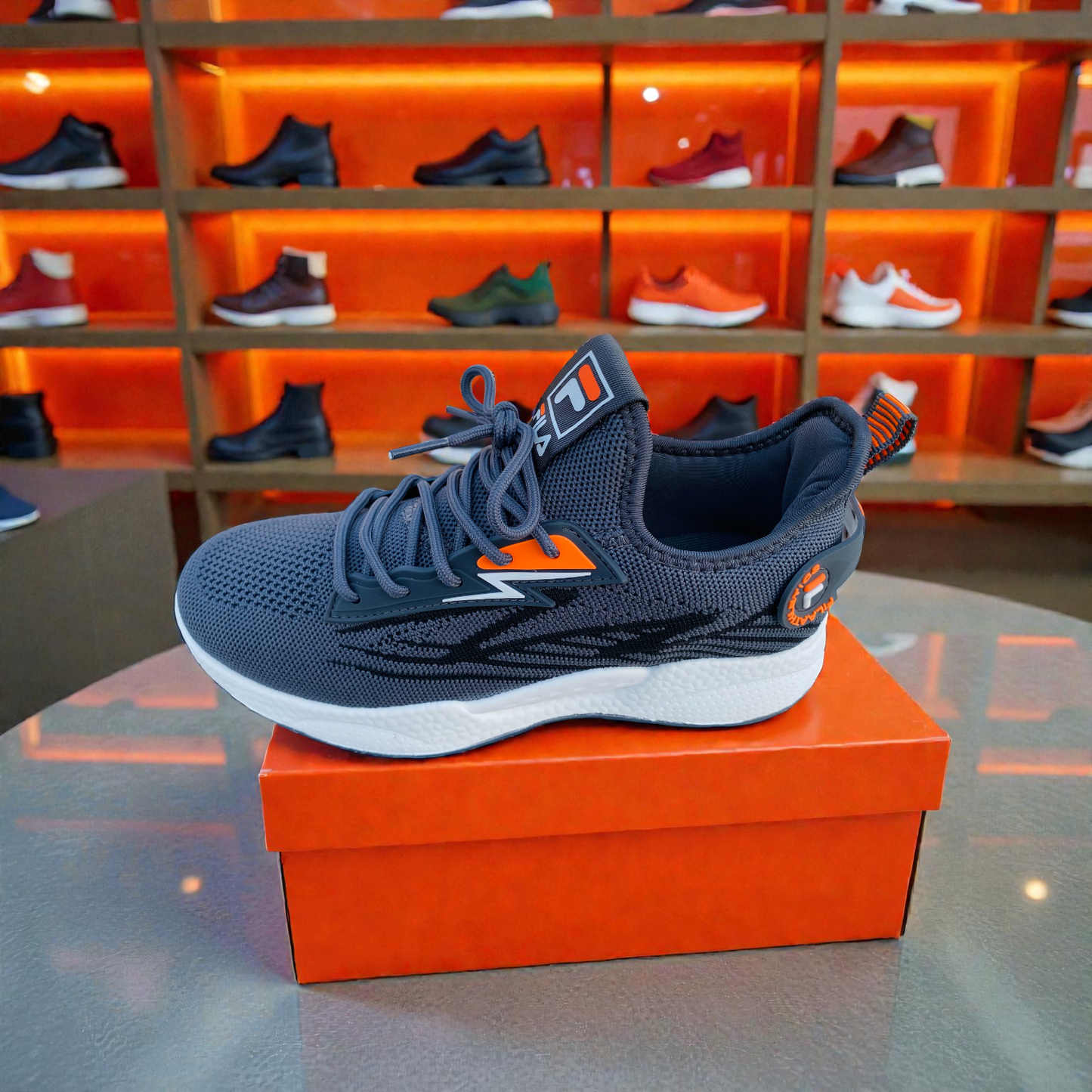 F Gray Men's  Sneakers – Running Casual Walking Shoe