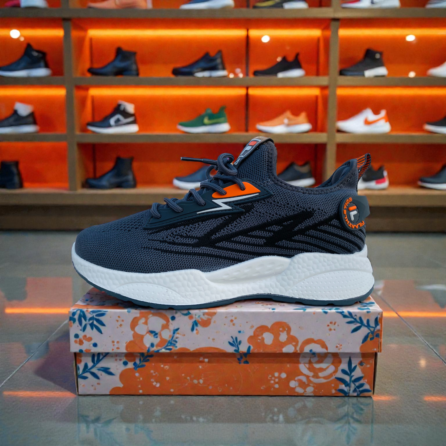 F Gray Men's  Sneakers – Running Casual Walking Shoe