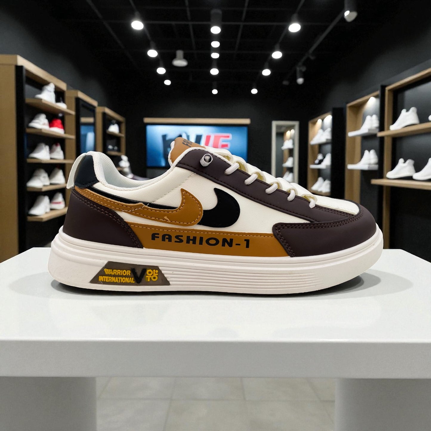 318 Brown Men’s Sneaker Comfortable Casual Shoe