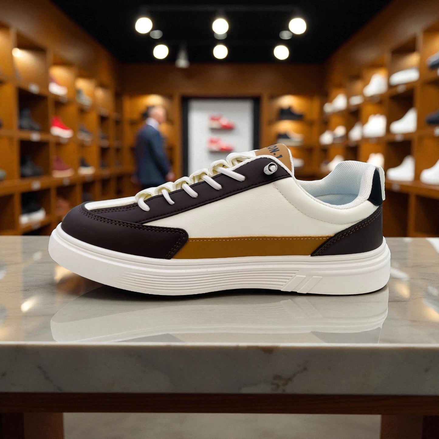 318 Brown Men’s Sneaker Comfortable Casual Shoe