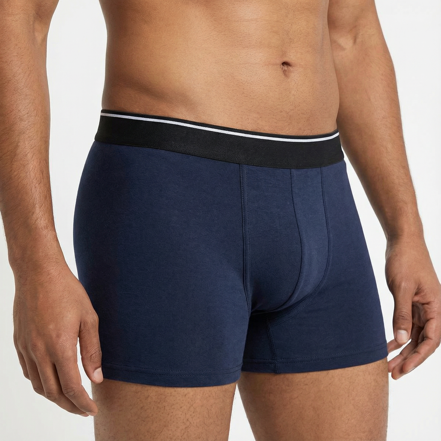 3-Piece Pack Men’s Cotton Underwear - পুরুষদের কটন বক্সার – GRAY,BLACK,BLUE