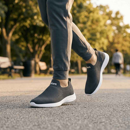 Lightweight Walking Shoes - মেডিকেটেড ইনসোল ফ্রী - Gray