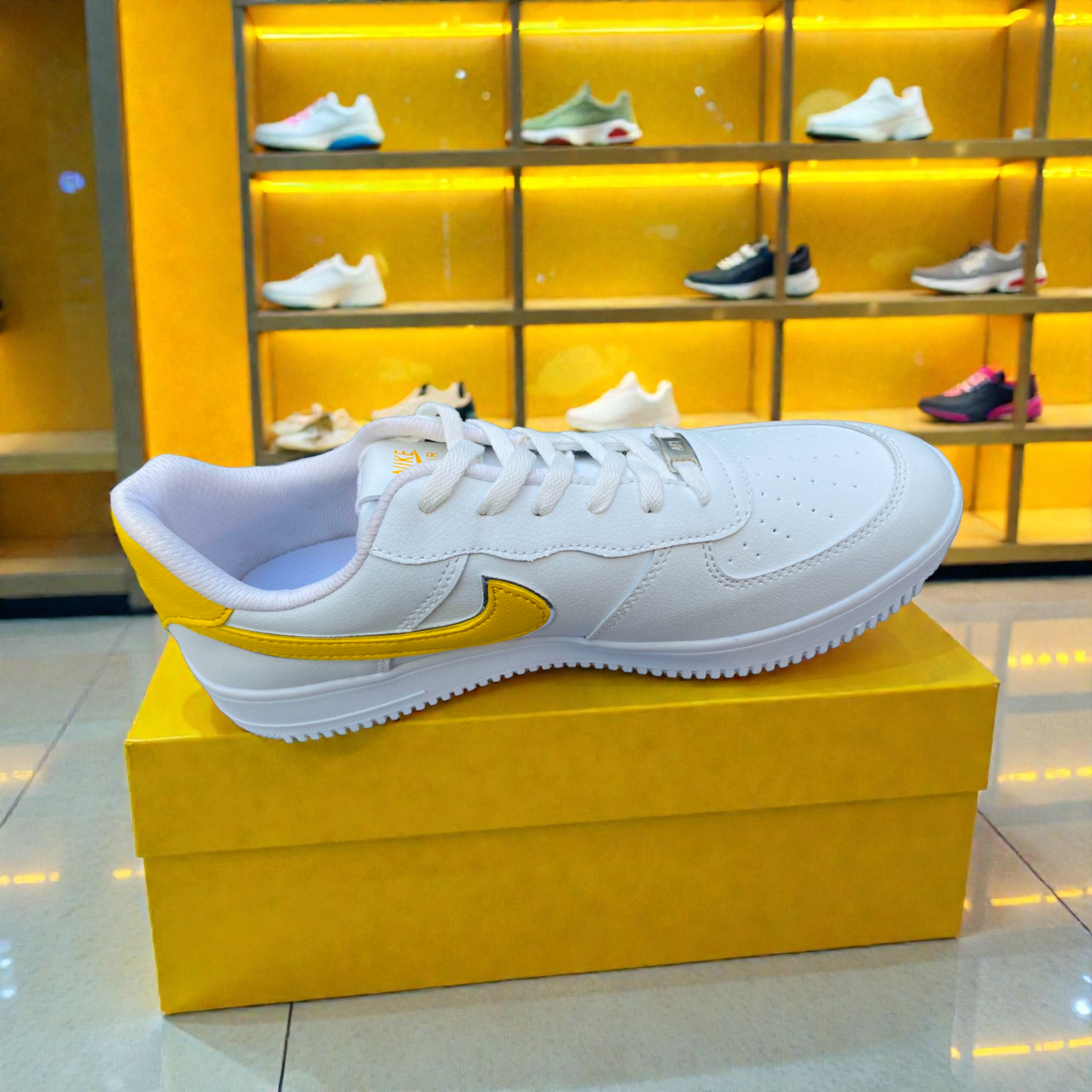 Premium Men’s Yellow Sneaker | Comfortable Casual Shoe for Everyday