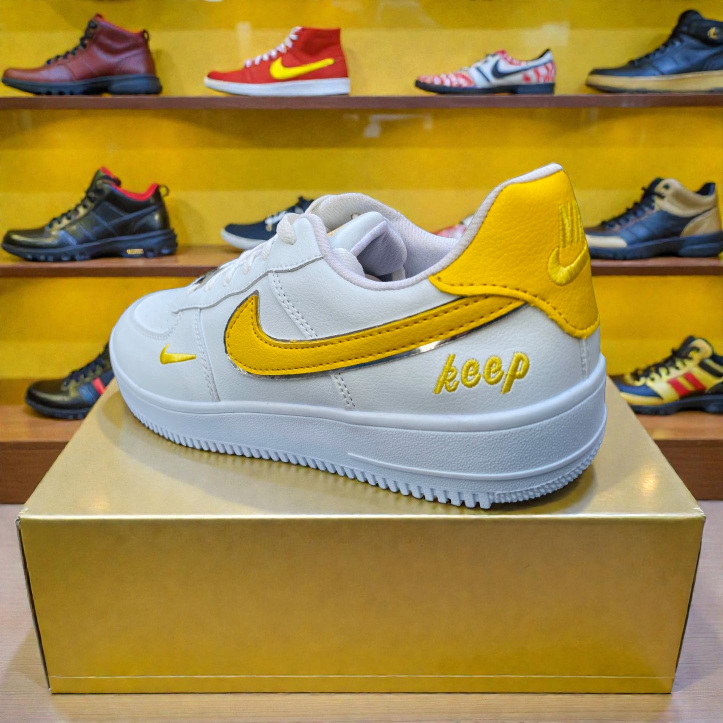 Premium Men’s Yellow Sneaker | Comfortable Casual Shoe for Everyday