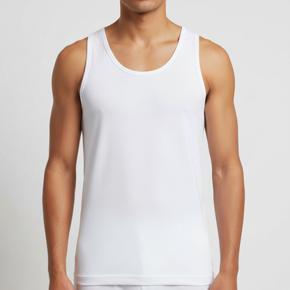 3-Piece Pack Men’s White Sando Vest