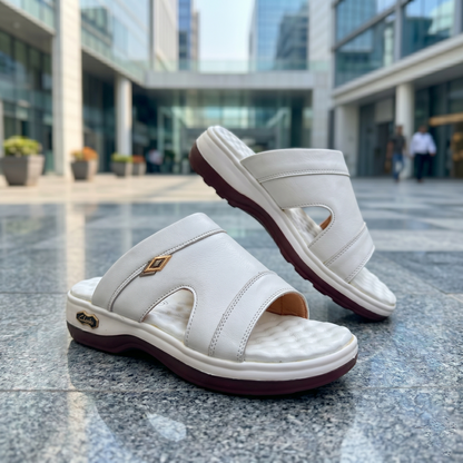 Arabian Luxury White Men Comfort Men's Genuine Leather Doctor Insole