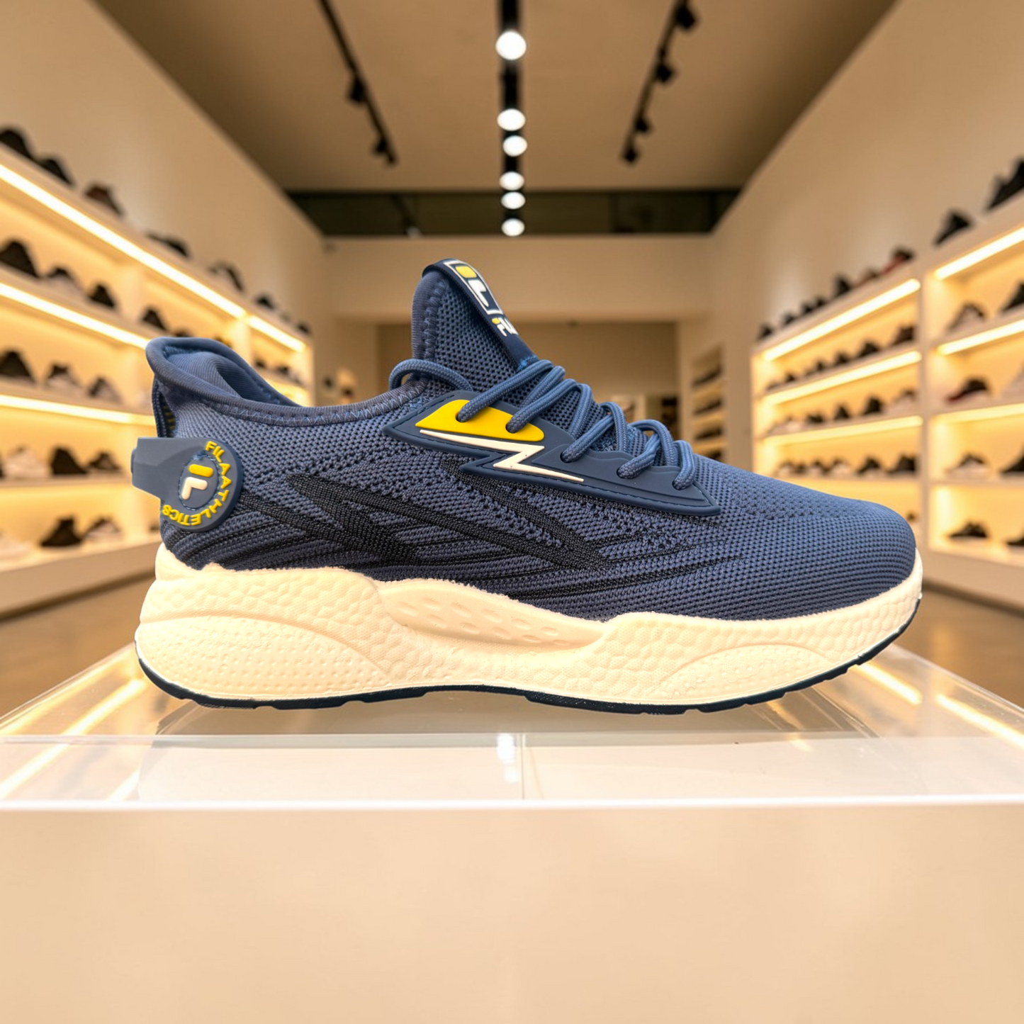 Fila Dark Blue বাইক,রানিং,জিম,ট্যুর ,ট্রাবেল,জগিং,অফিস,ক্যাজুয়াল,ক্যাম্পাস স্নিকার্স