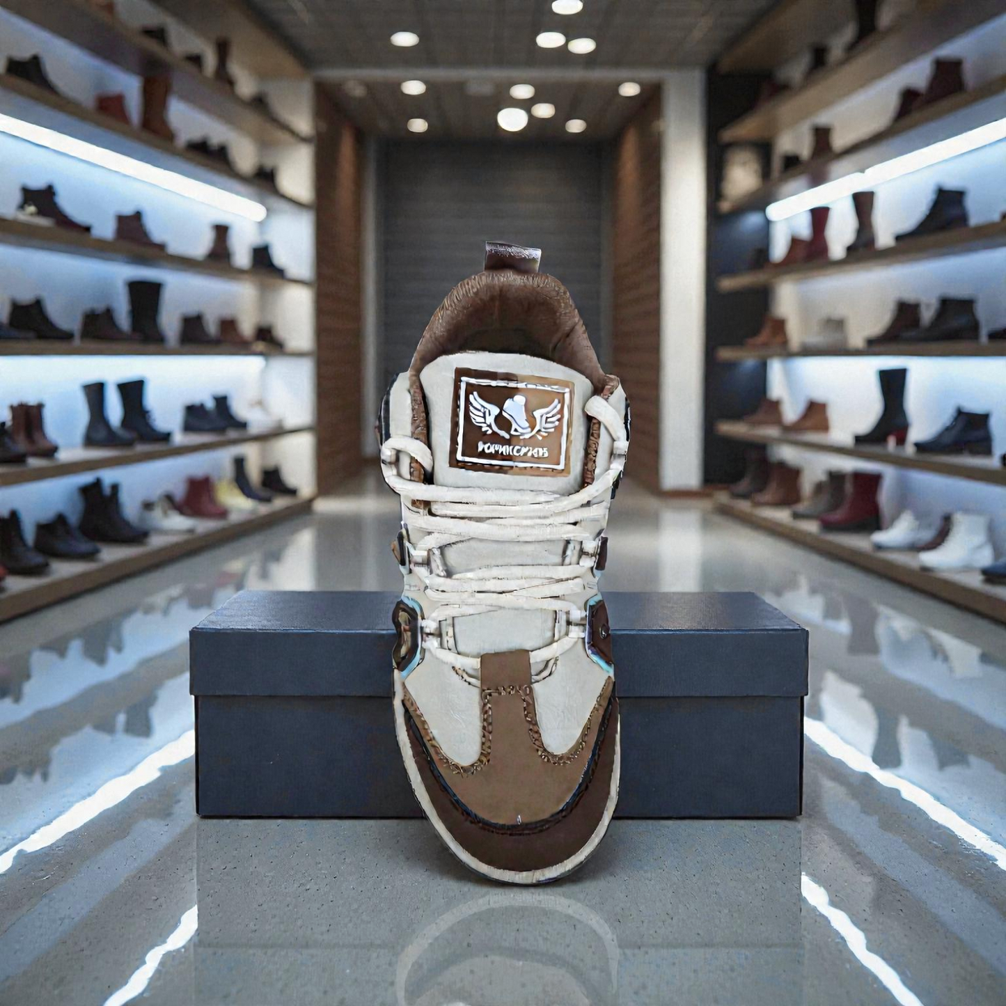 604 - Brown Sneakers  For Teenagers | ১২ থেকে ১৭ বছর । সাইজ ৩৬-৪০