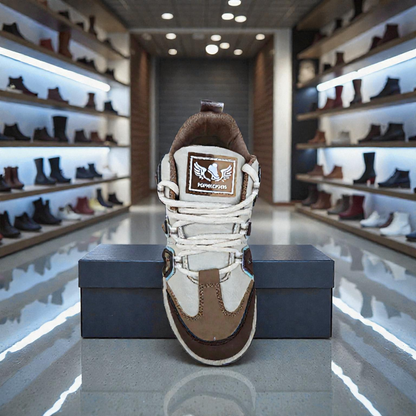 604 - Brown Sneakers  For Teenagers | ১২ থেকে ১৭ বছর । সাইজ ৩৬-৪০