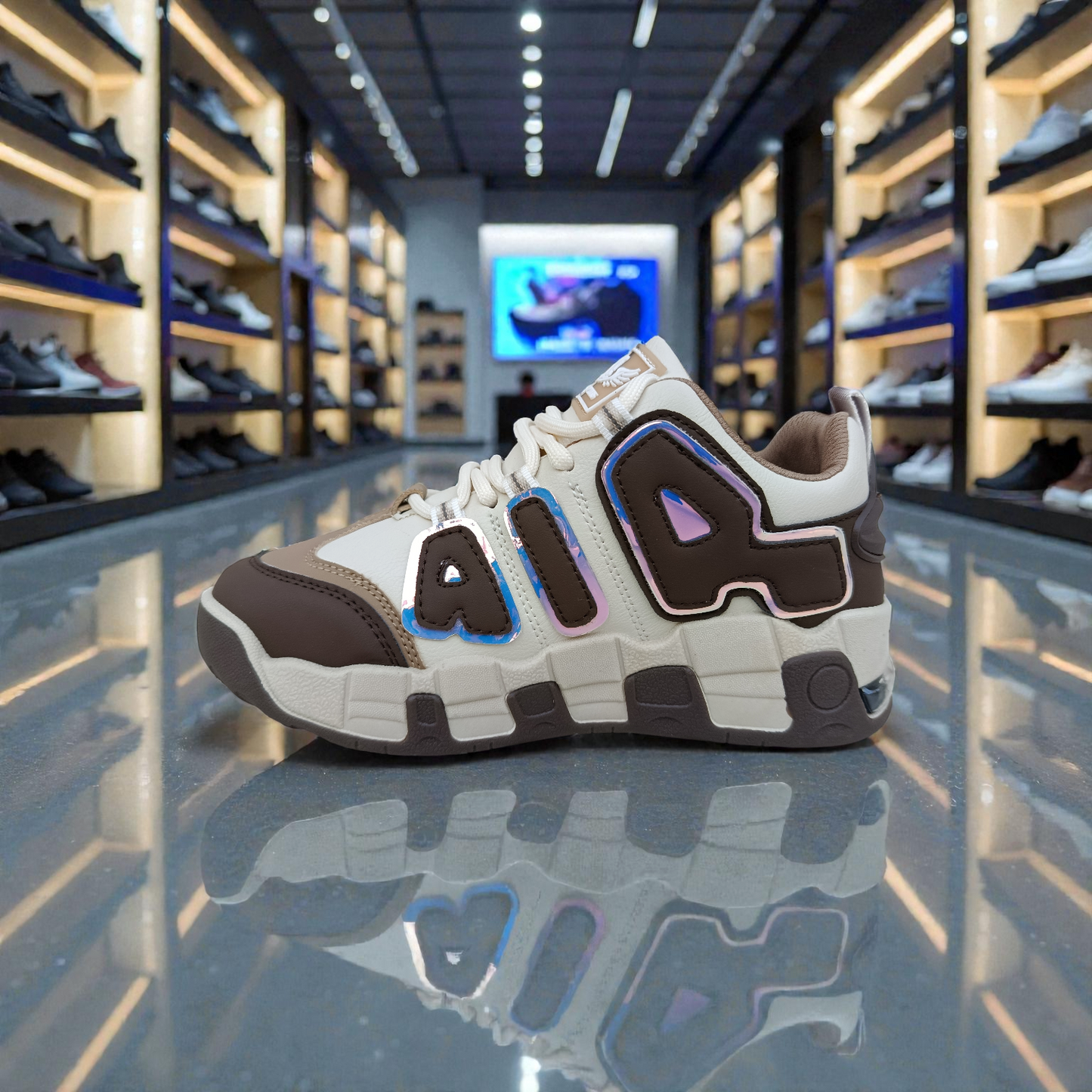 604 - Brown Sneakers  For Teenagers | ১২ থেকে ১৭ বছর । সাইজ ৩৬-৪০